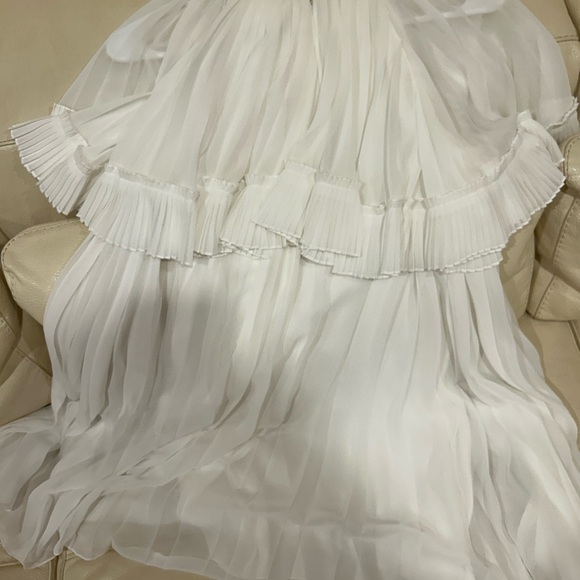 CHLOE girls chiffon pleated dress size 10 - Picture 2 of 7